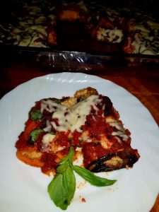 גלילות חצילים במילוי בטטה וגבינות