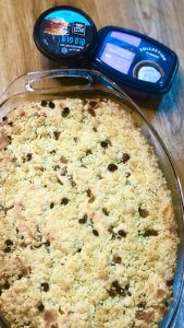 עוגת מסקרפונה עם צימוקים