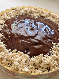 עוגת שוקולד וחלבה