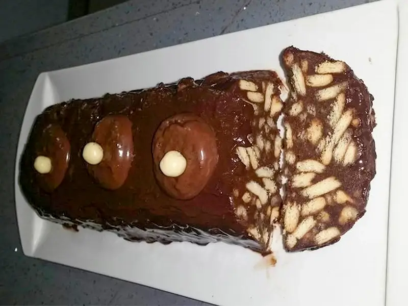 עוגת כדורי שוקולד ללא אפיה
