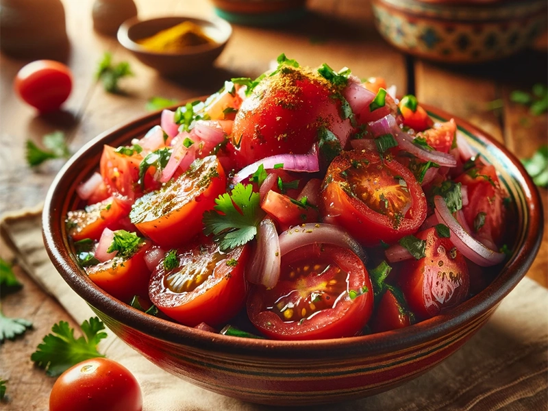 סלט עגבניות מרוקאי מתכון של אמא