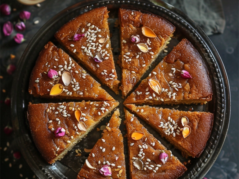 עוגת סולת מרוקאית מתכון מעלף