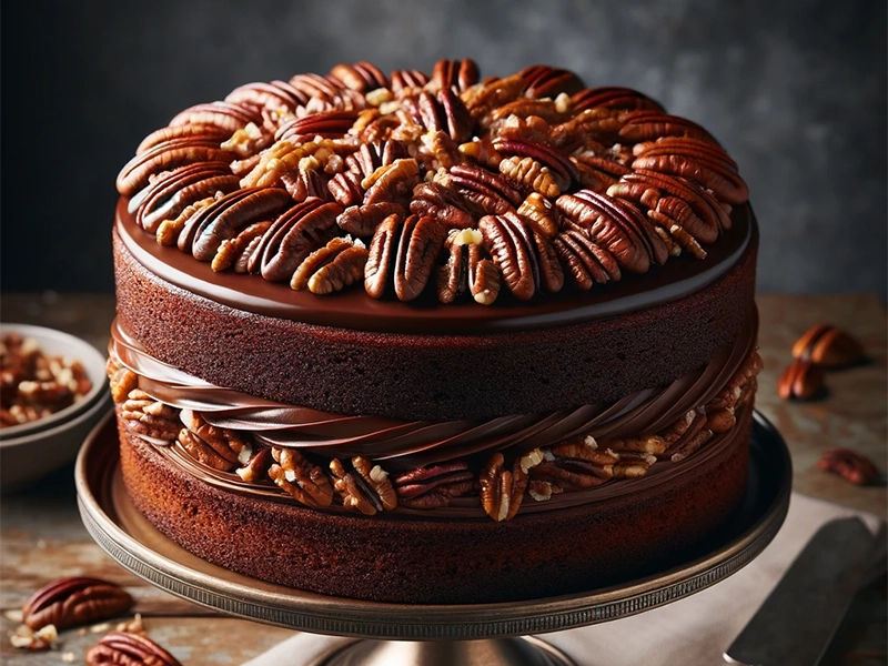 עוגת שוקולד פקאן מתכון משגע