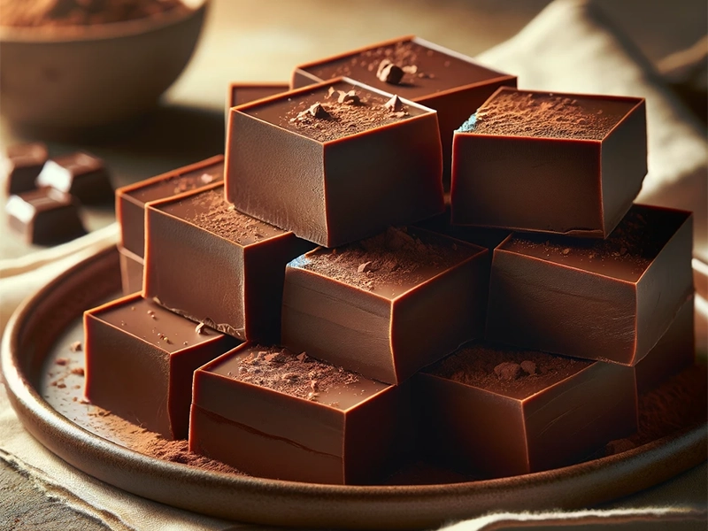 פאדג' שוקולד חגיגה עשירה של טעמים