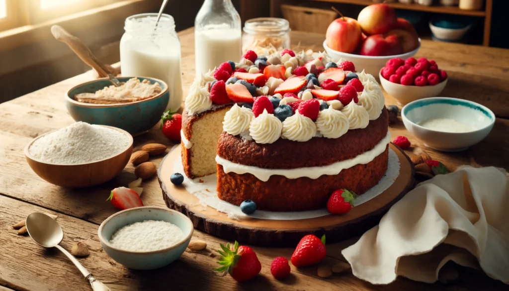 עוגה טבעונית מושלמת ללא גלוטן – הקינוח המדהים והבריא ביותר!