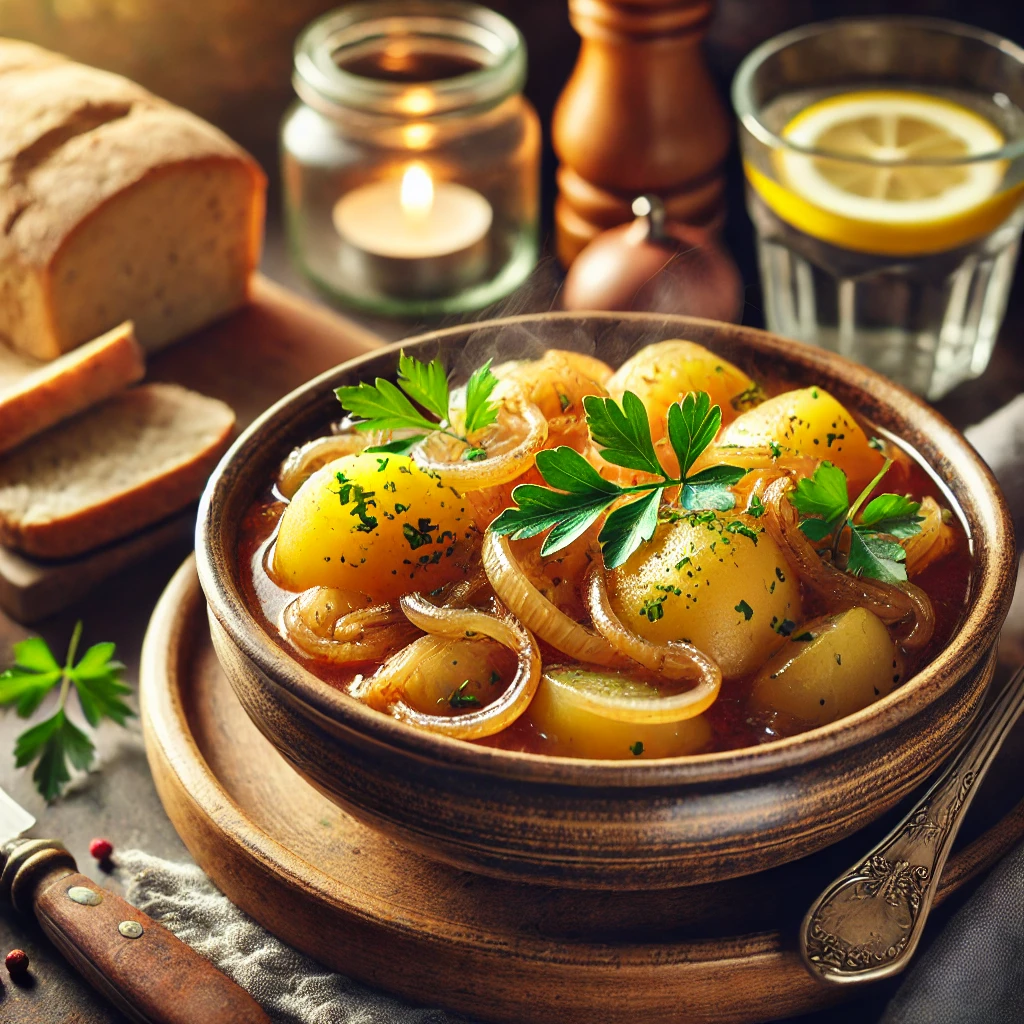תבשיל תפוחי אדמה ובצל: המתכון המושלם לנחמה ביתית