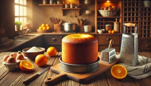 עוגת תפוזים גבוהה בסיר פלא (פצצה של קינוח!)