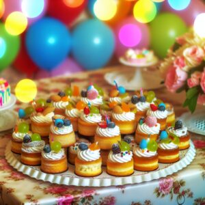 עוגות קטנות ליום הולדת שיגנבו את ההצגה