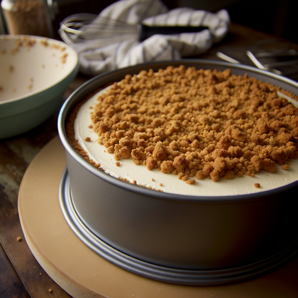 עוגת גבינה פירורים ללא אפייה של קרין גורן