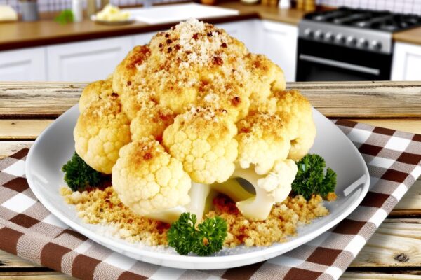 טוויסט מפתיע: כרובית אפויה עם פירורי לחם פריכים